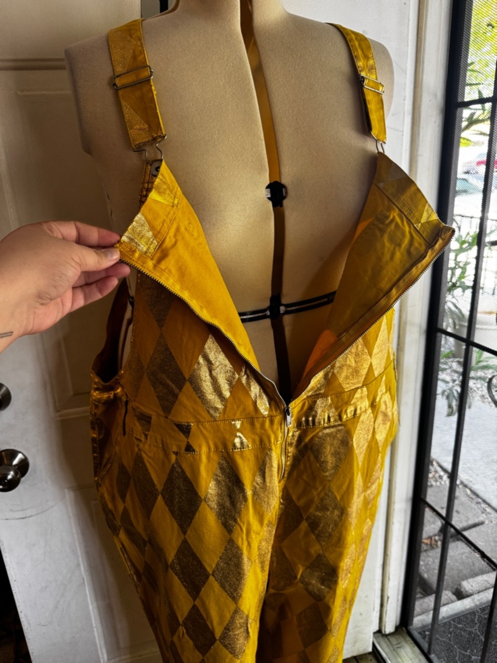 Plus Sized Harley Quinn Birds of Prey Overalls - Picture 3 of 7